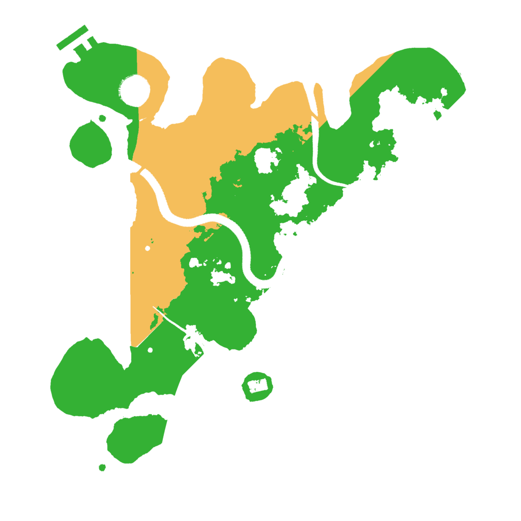 Biome Rust Map: Procedural Map, Size: 3000, Seed: 3254236