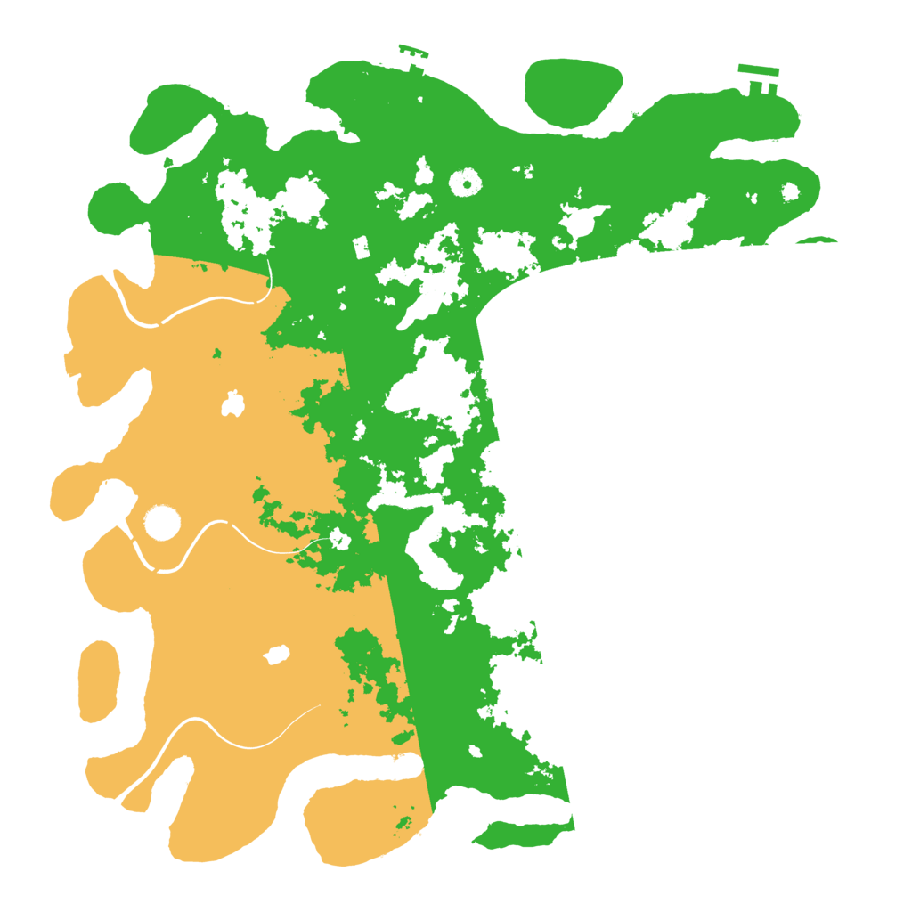 Biome Rust Map: Procedural Map, Size: 4500, Seed: 984651351