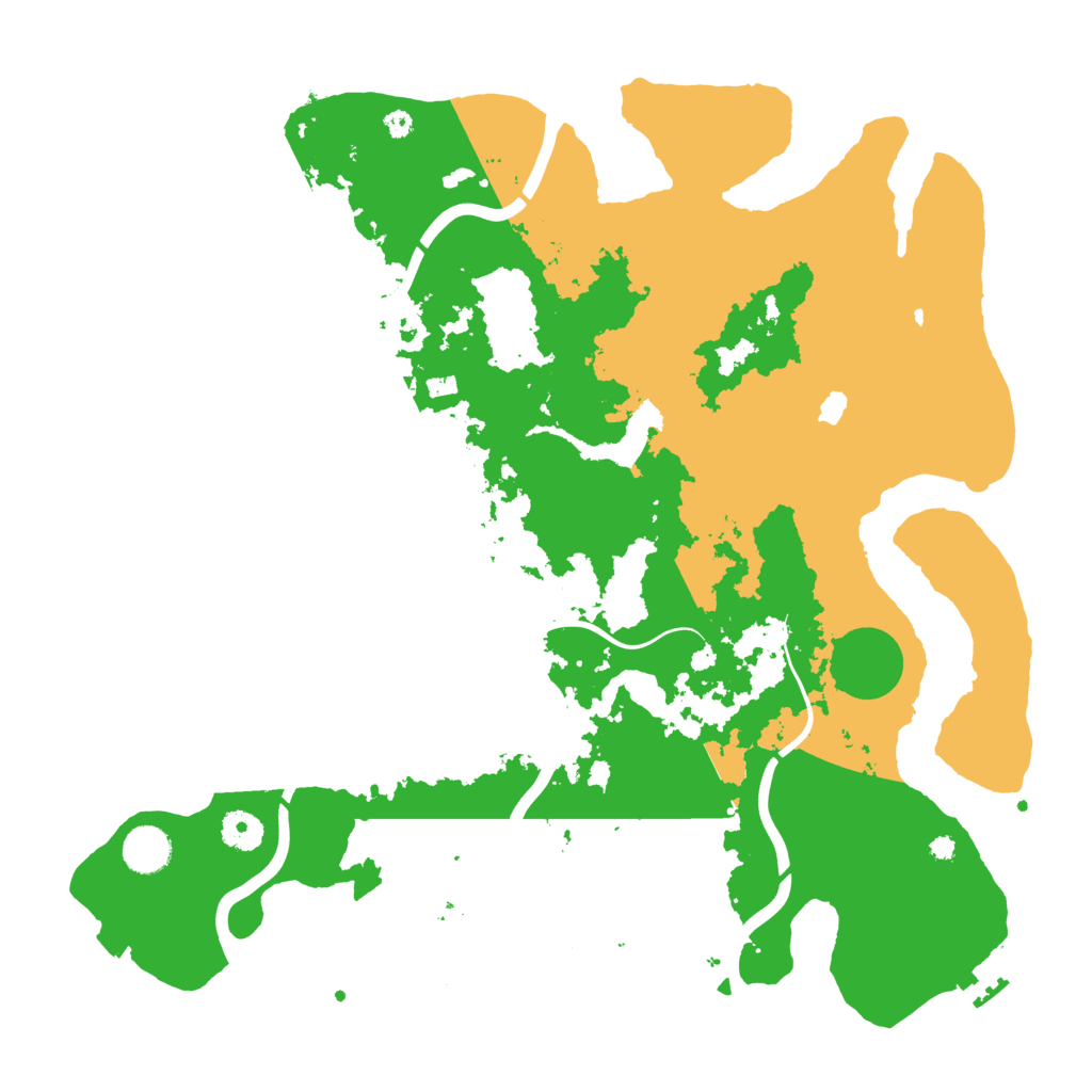 Biome Rust Map: Procedural Map, Size: 4000, Seed: 8722097