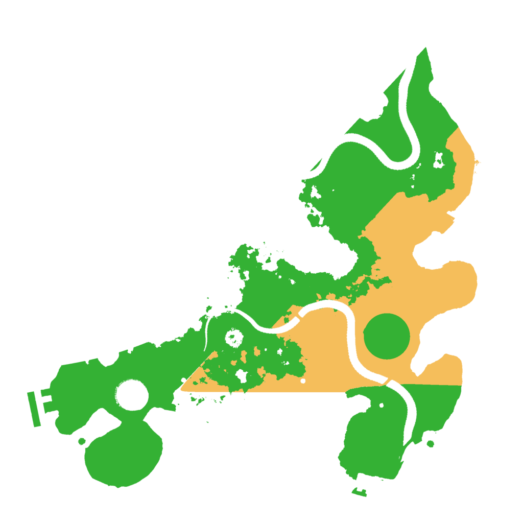 Biome Rust Map: Procedural Map, Size: 3000, Seed: 440697166