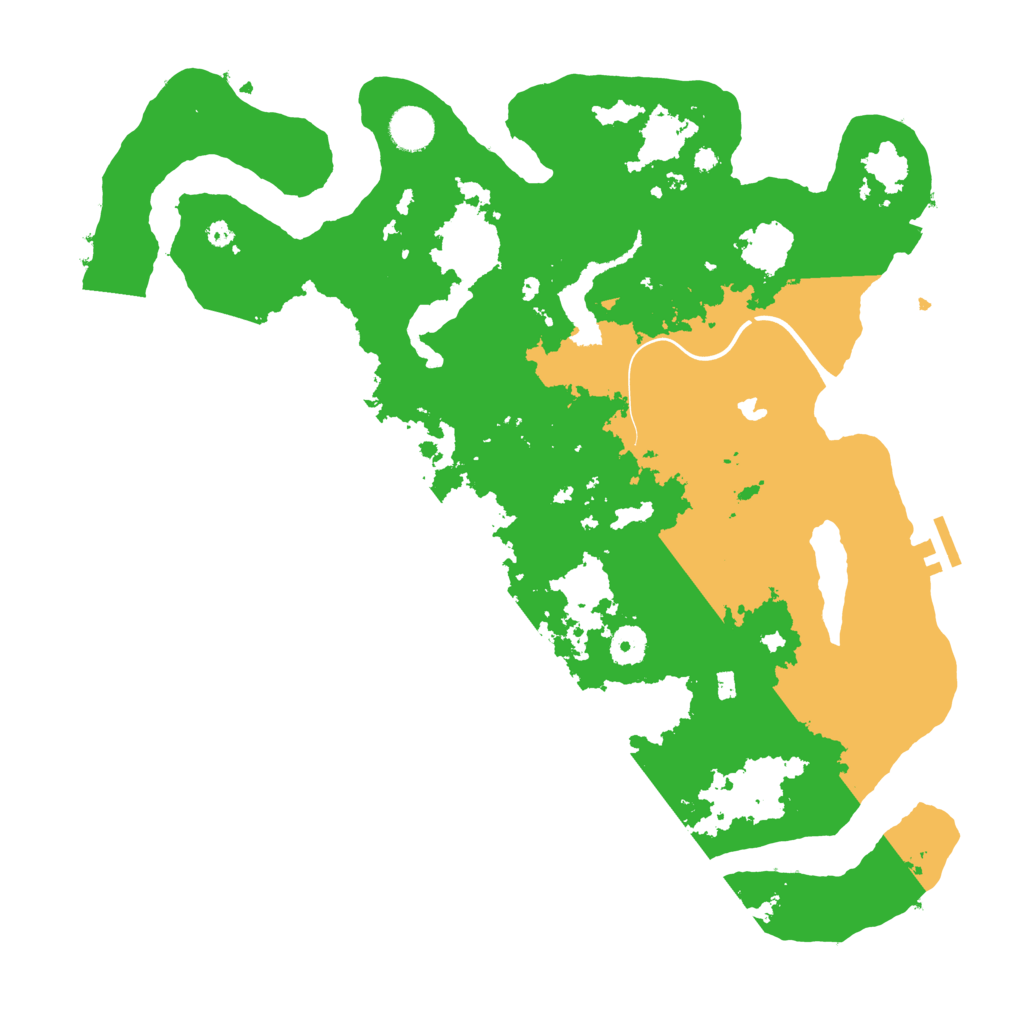 Biome Rust Map: Procedural Map, Size: 4000, Seed: 66830