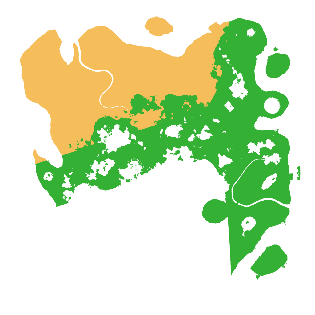Biome Rust Map: Procedural Map, Size: 3500, Seed: 1595292859
