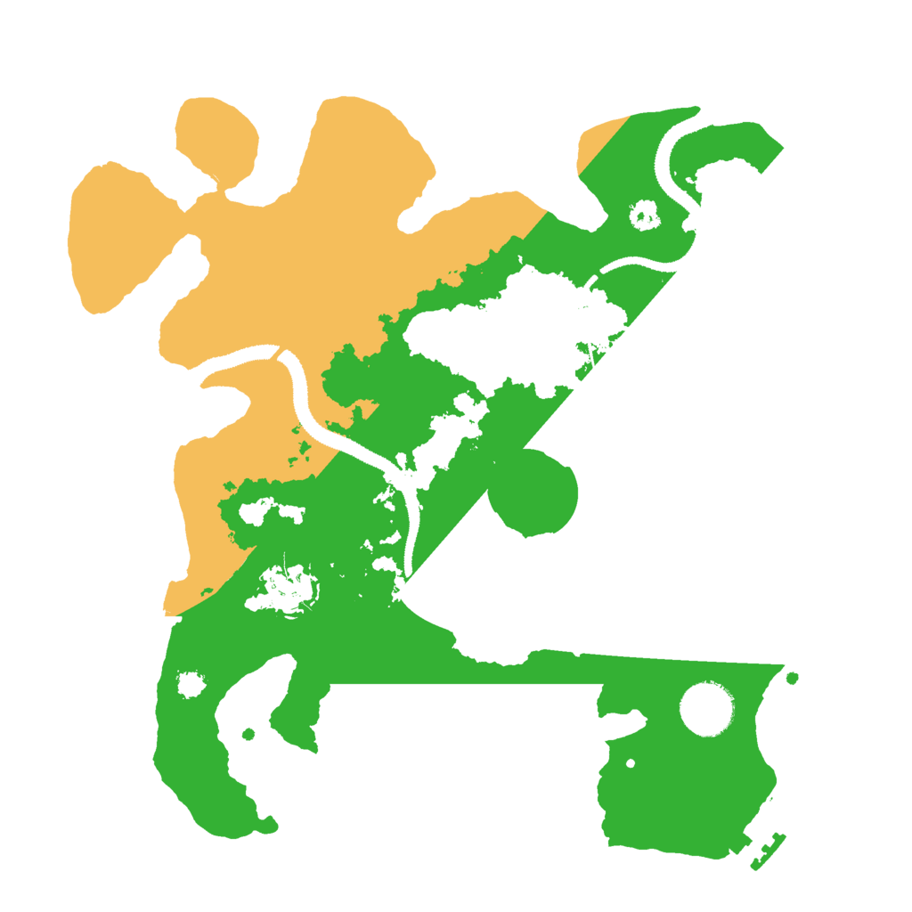 Biome Rust Map: Procedural Map, Size: 3000, Seed: 291050764