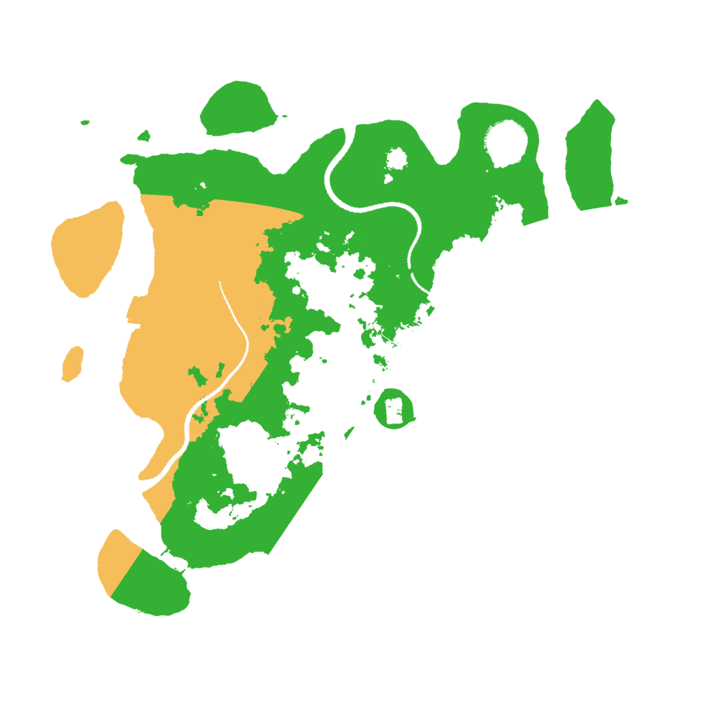 Biome Rust Map: Procedural Map, Size: 3000, Seed: 987626086