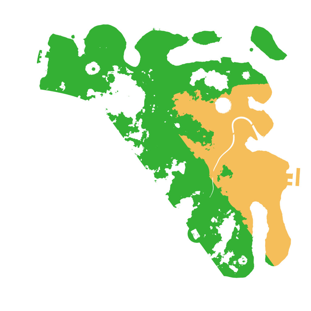 Biome Rust Map: Procedural Map, Size: 3500, Seed: 2100821144