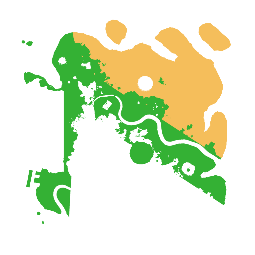 Biome Rust Map: Procedural Map, Size: 3000, Seed: 8795150
