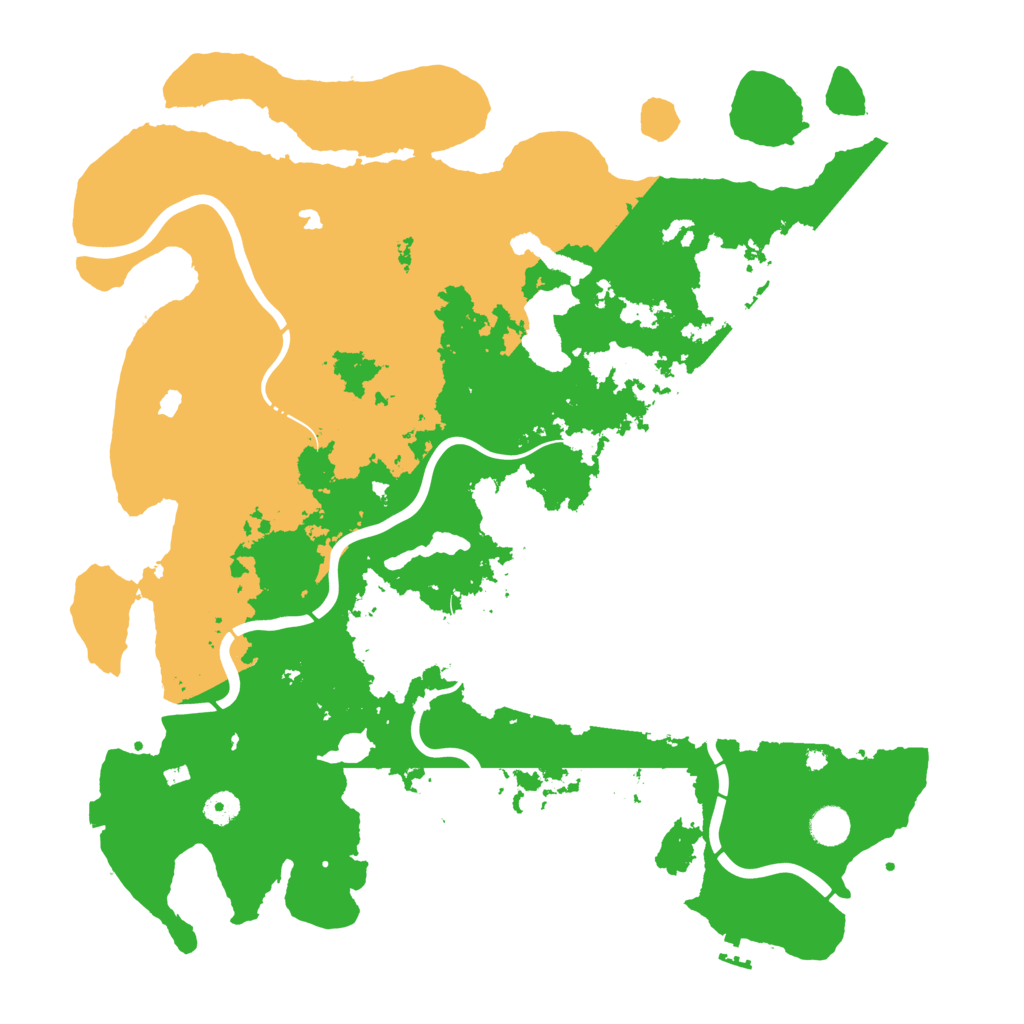 Biome Rust Map: Procedural Map, Size: 4500, Seed: 1493524985