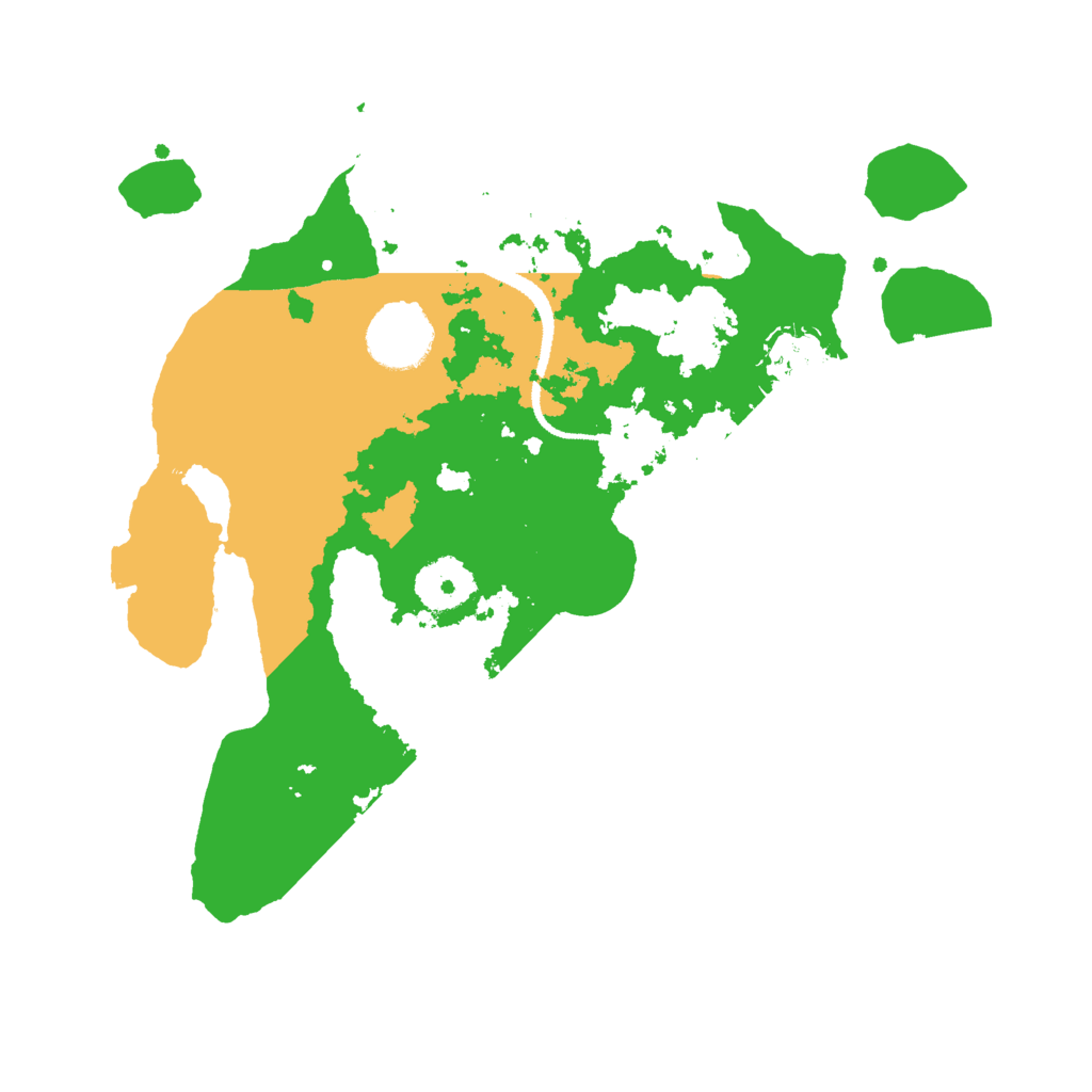 Biome Rust Map: Procedural Map, Size: 3000, Seed: 1670168597