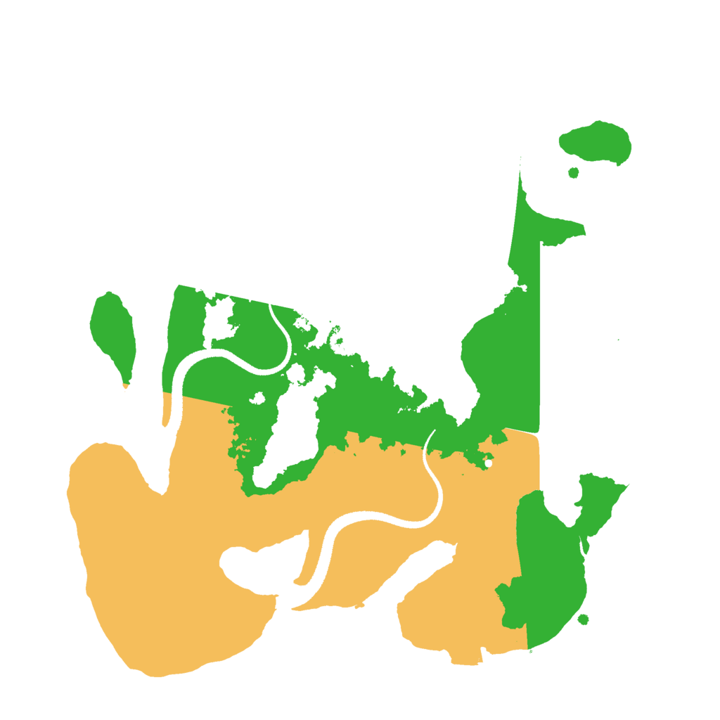 Biome Rust Map: Procedural Map, Size: 2683, Seed: 564875