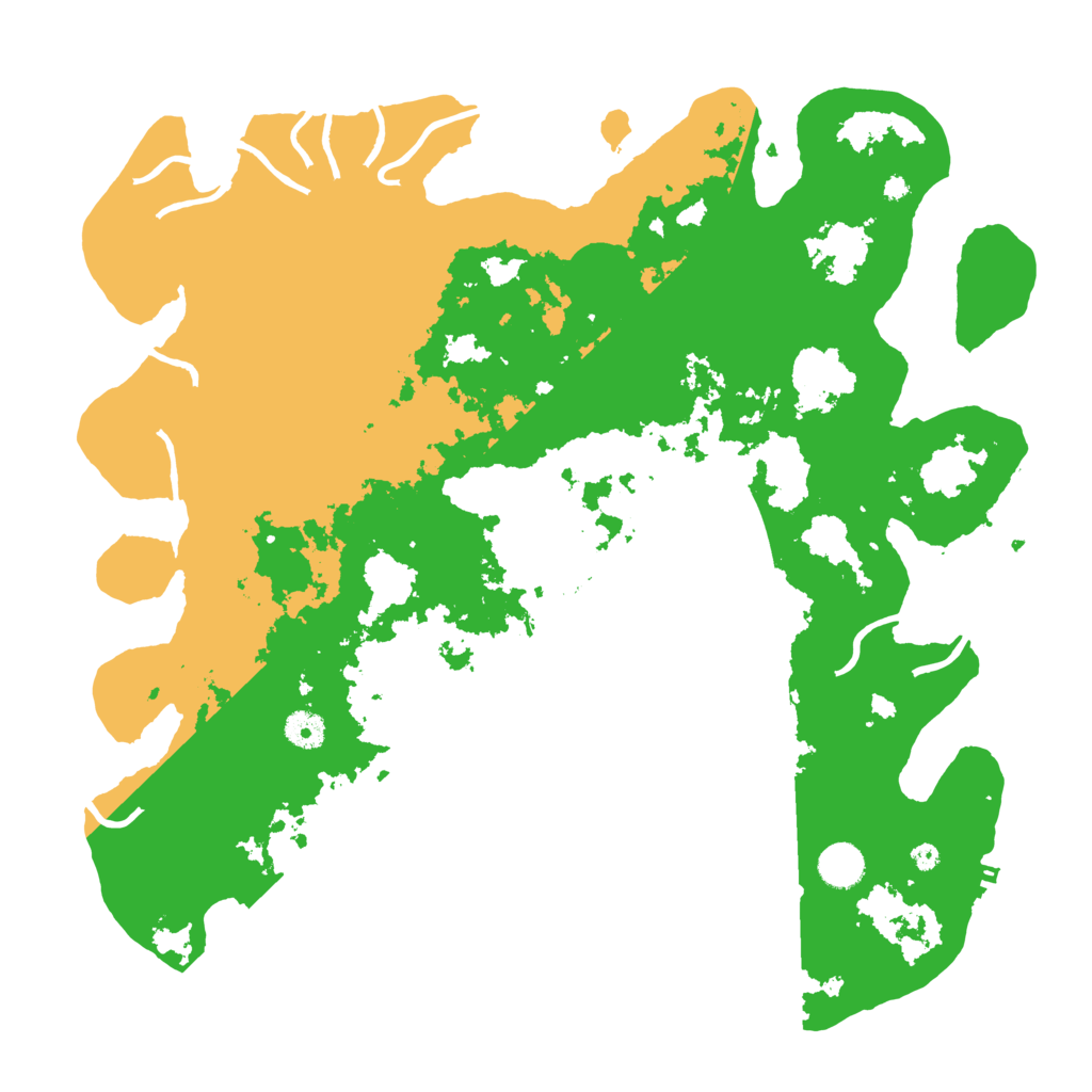 Biome Rust Map: Procedural Map, Size: 4200, Seed: 1118