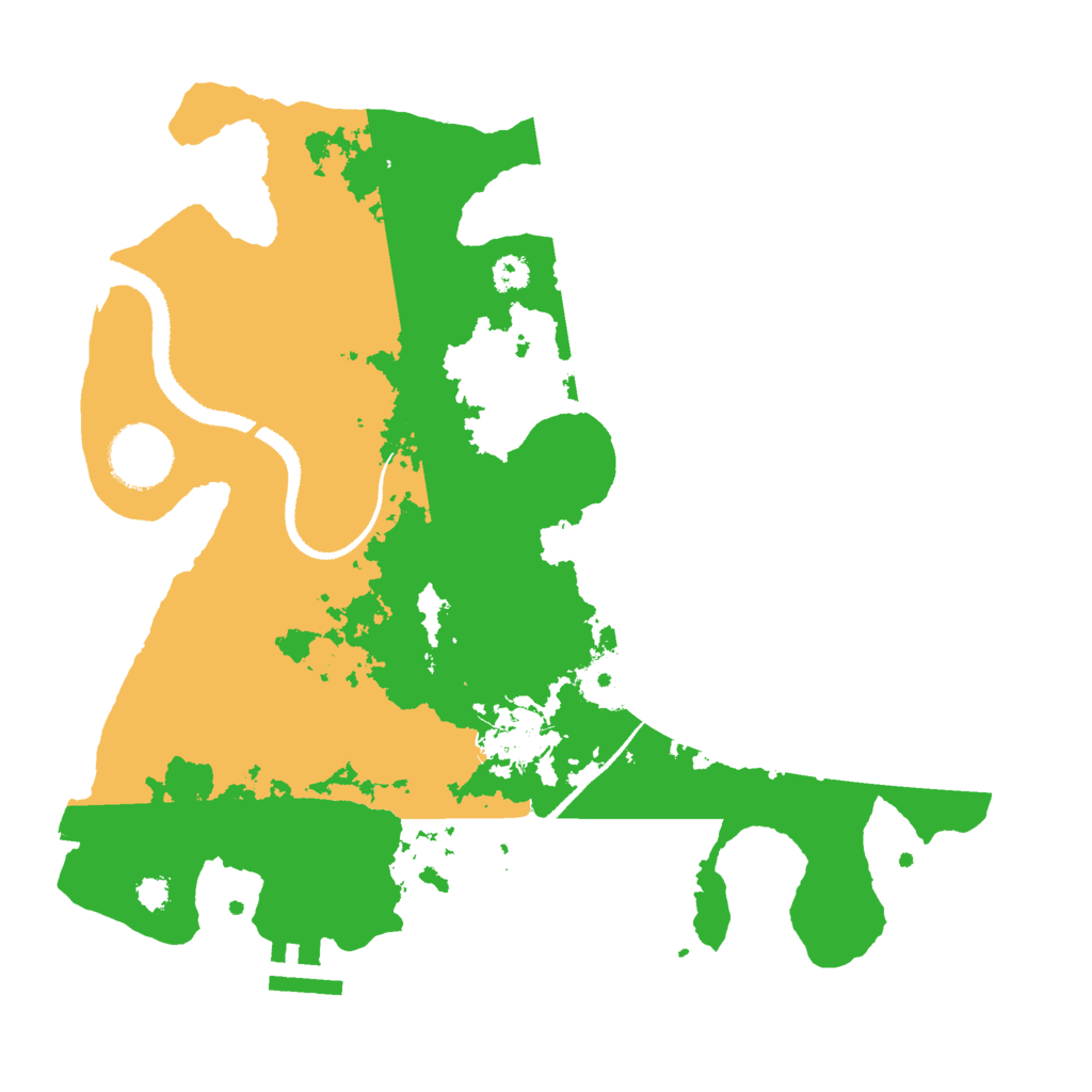 Biome Rust Map: Procedural Map, Size: 3000, Seed: 2096499222