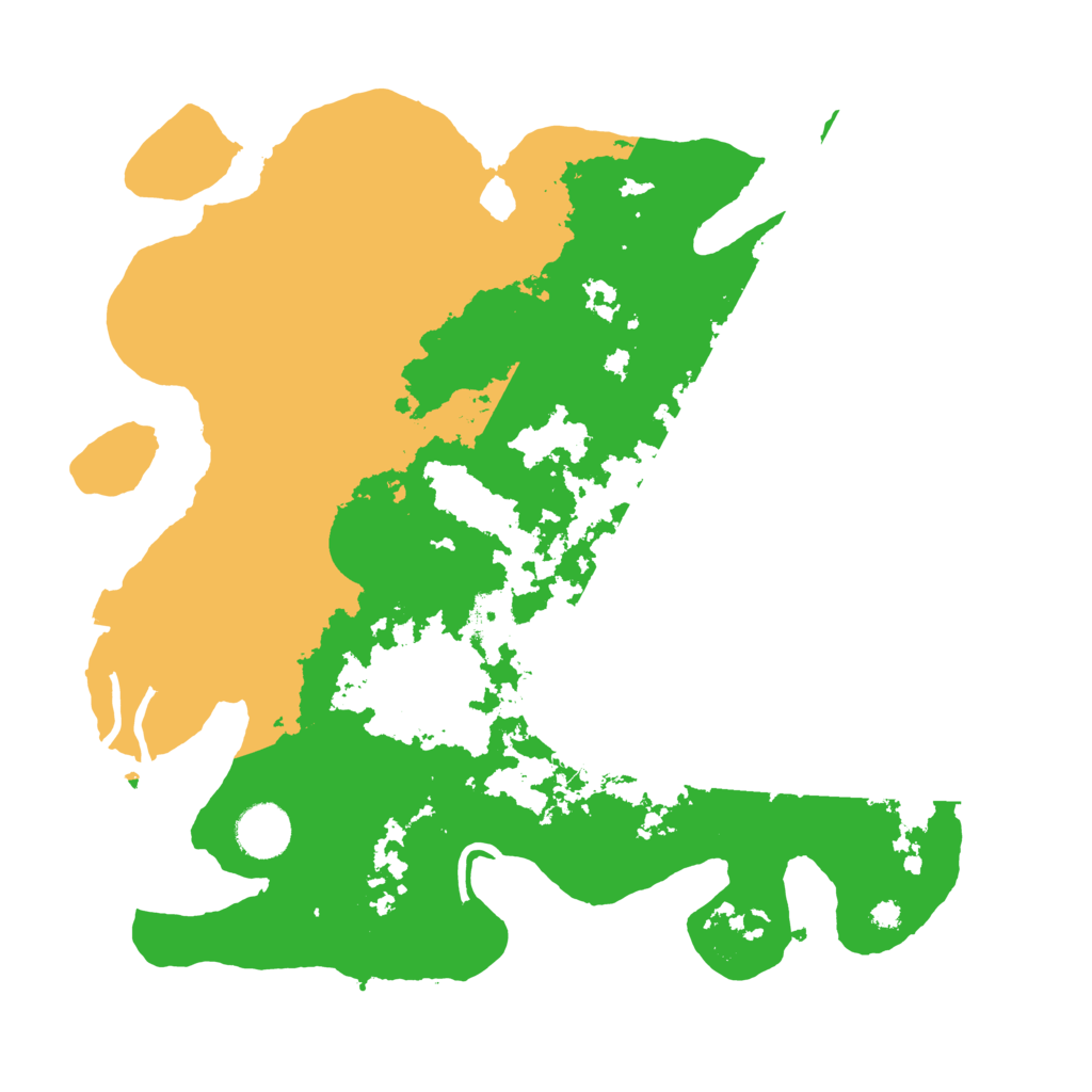 Biome Rust Map: Procedural Map, Size: 3500, Seed: 65122