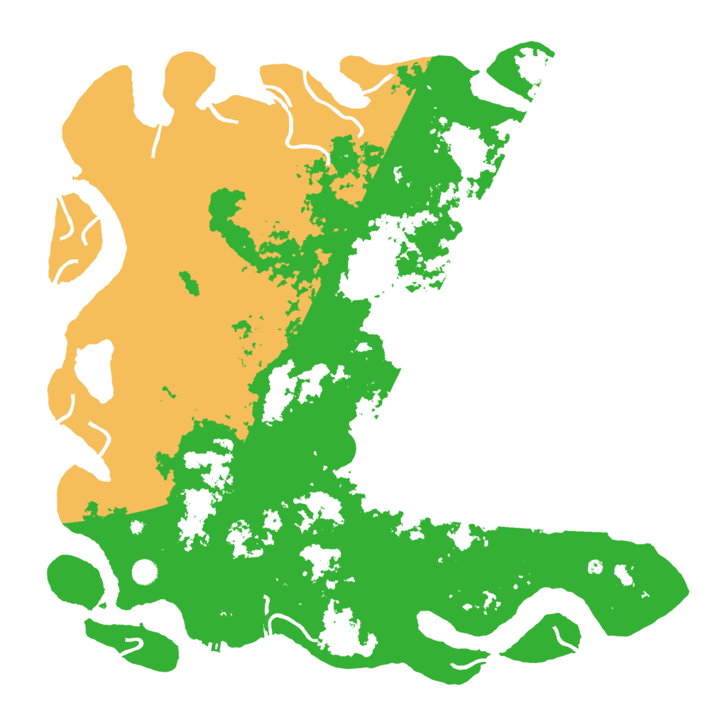 Biome Rust Map: Procedural Map, Size: 5000, Seed: 7039