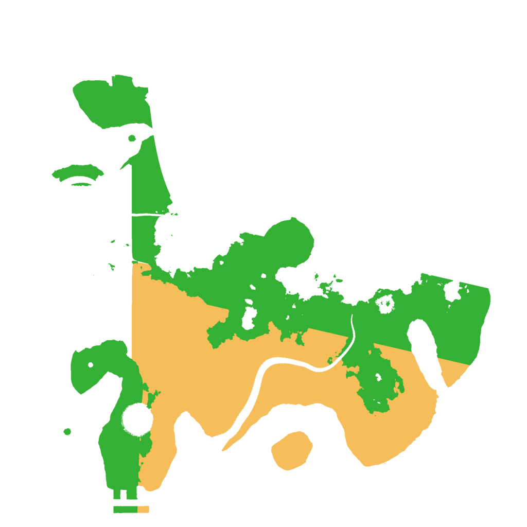Biome Rust Map: Procedural Map, Size: 3000, Seed: 2097793677