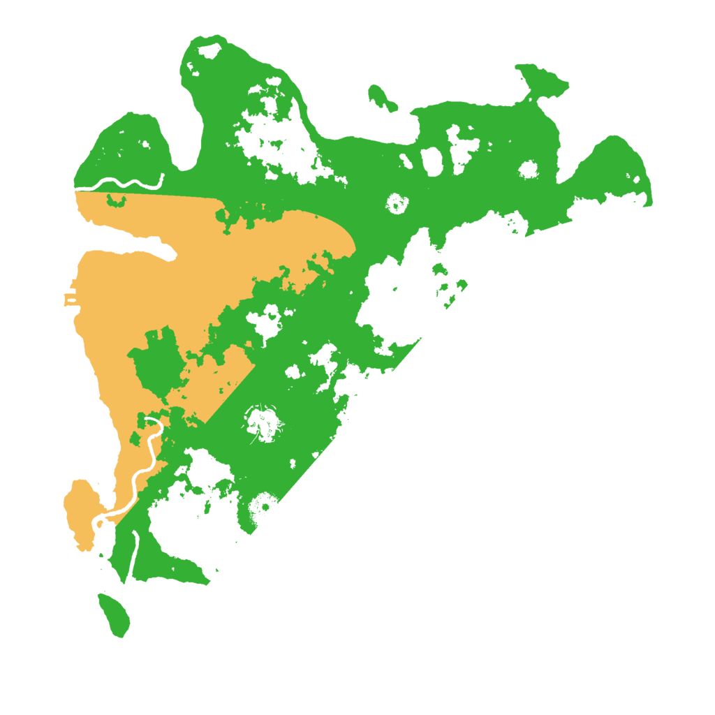 Biome Rust Map: Procedural Map, Size: 3500, Seed: 758382027