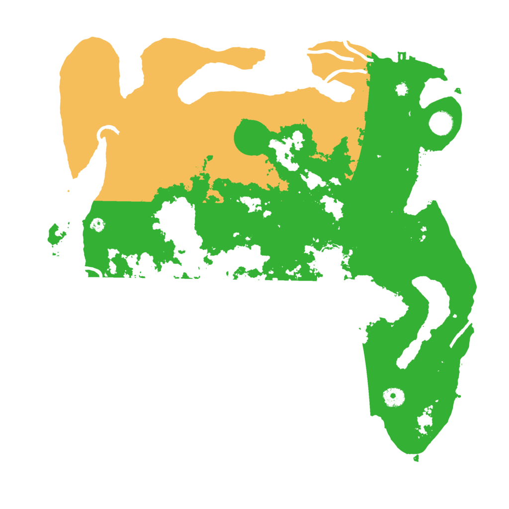 Biome Rust Map: Procedural Map, Size: 3800, Seed: 613