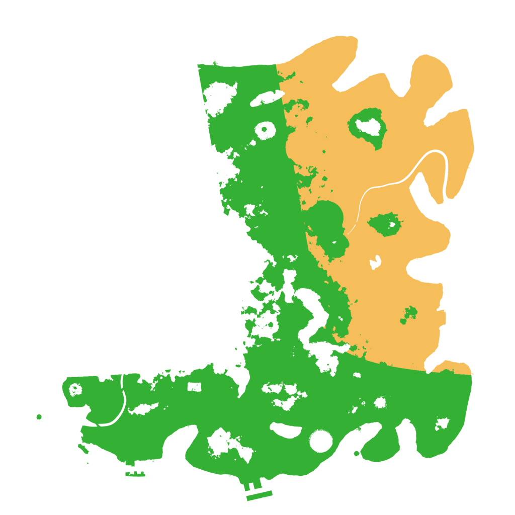 Biome Rust Map: Procedural Map, Size: 4000, Seed: 30621