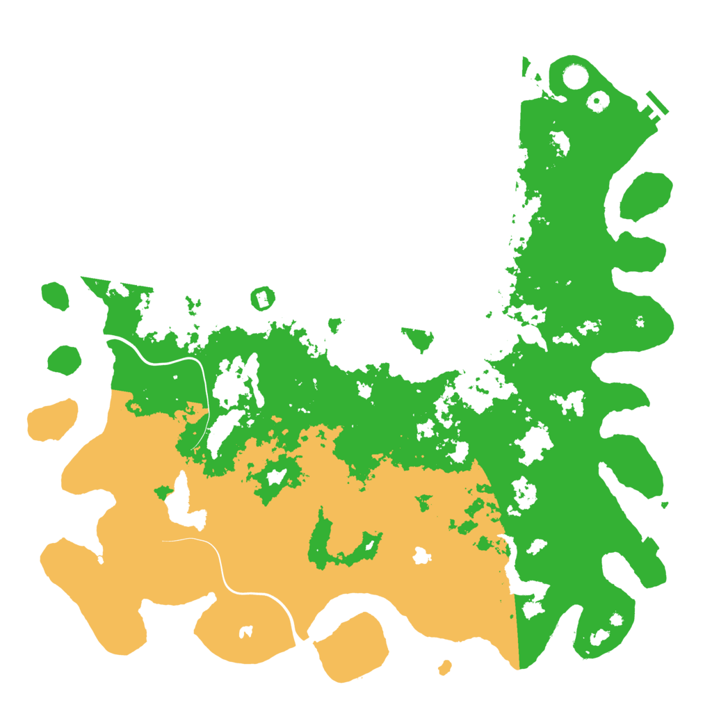 Biome Rust Map: Procedural Map, Size: 5000, Seed: 2109583734