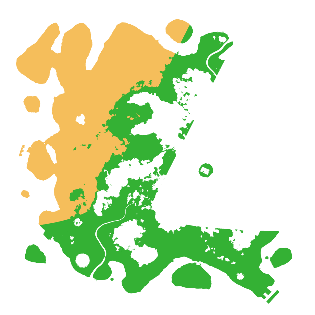 Biome Rust Map: Procedural Map, Size: 4000, Seed: 124561