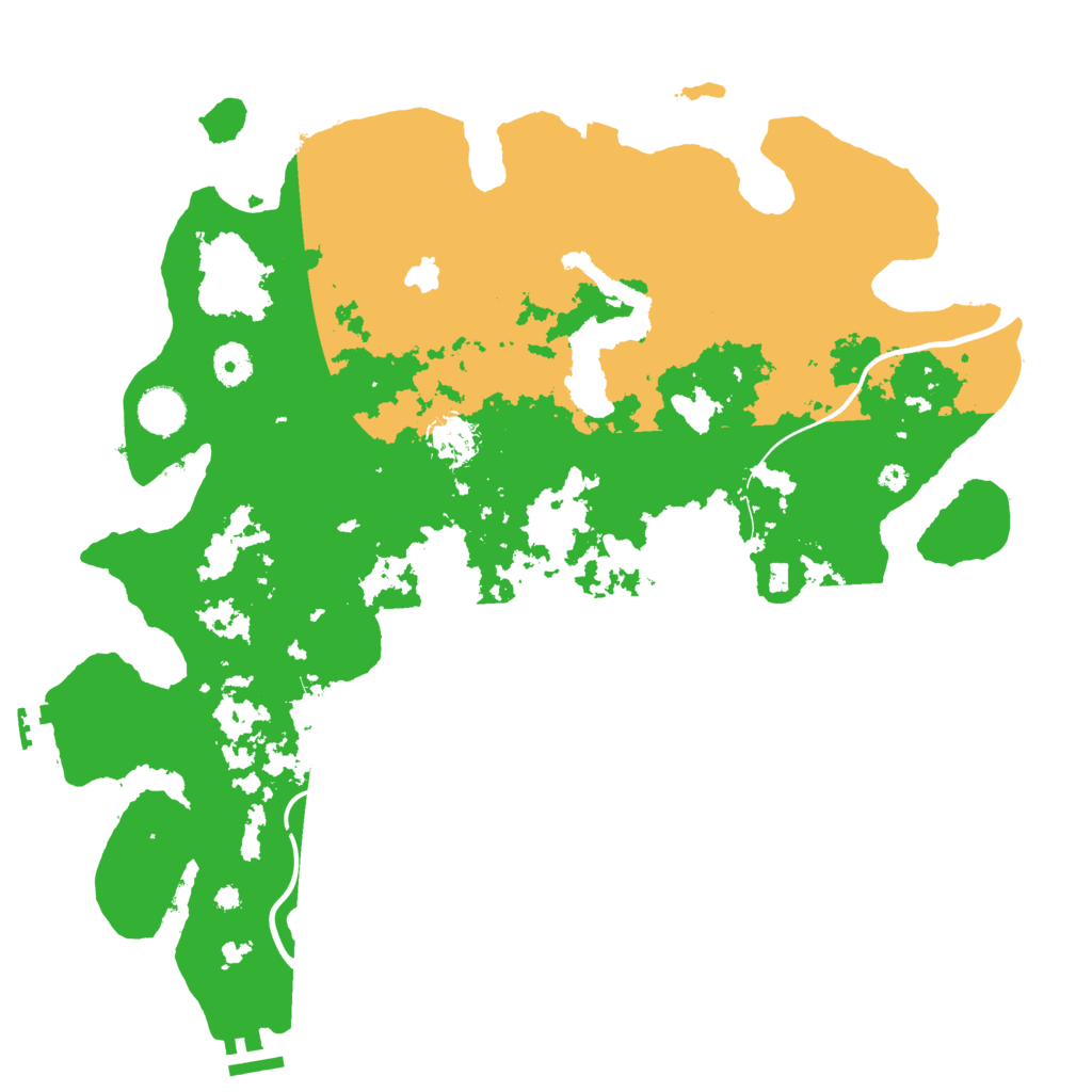 Biome Rust Map: Procedural Map, Size: 4000, Seed: 1036898544