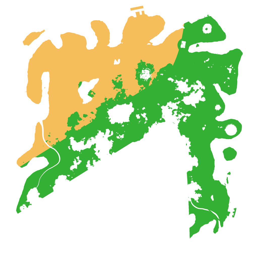 Biome Rust Map: Procedural Map, Size: 4000, Seed: 1234567590