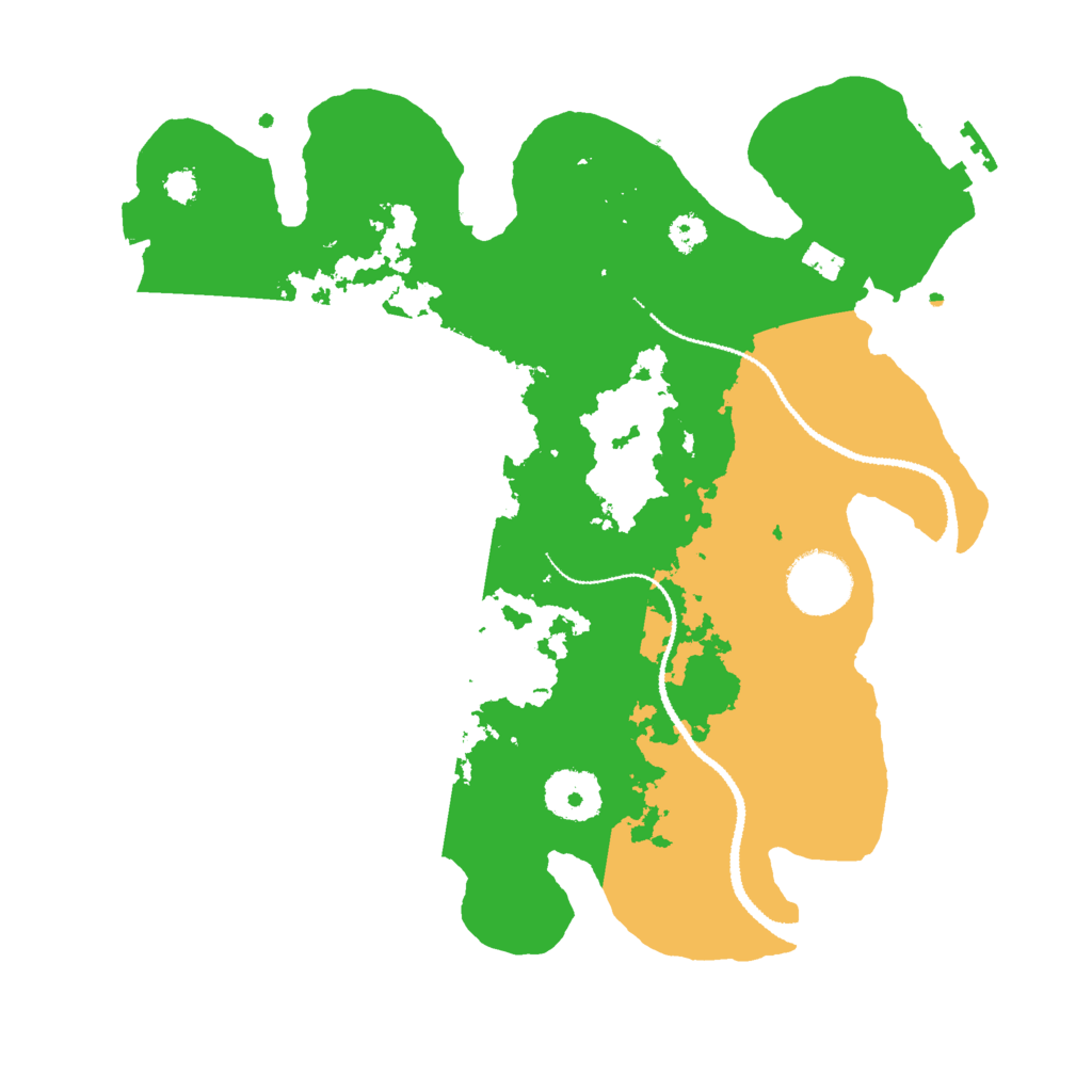 Biome Rust Map: Procedural Map, Size: 3000, Seed: 72184866