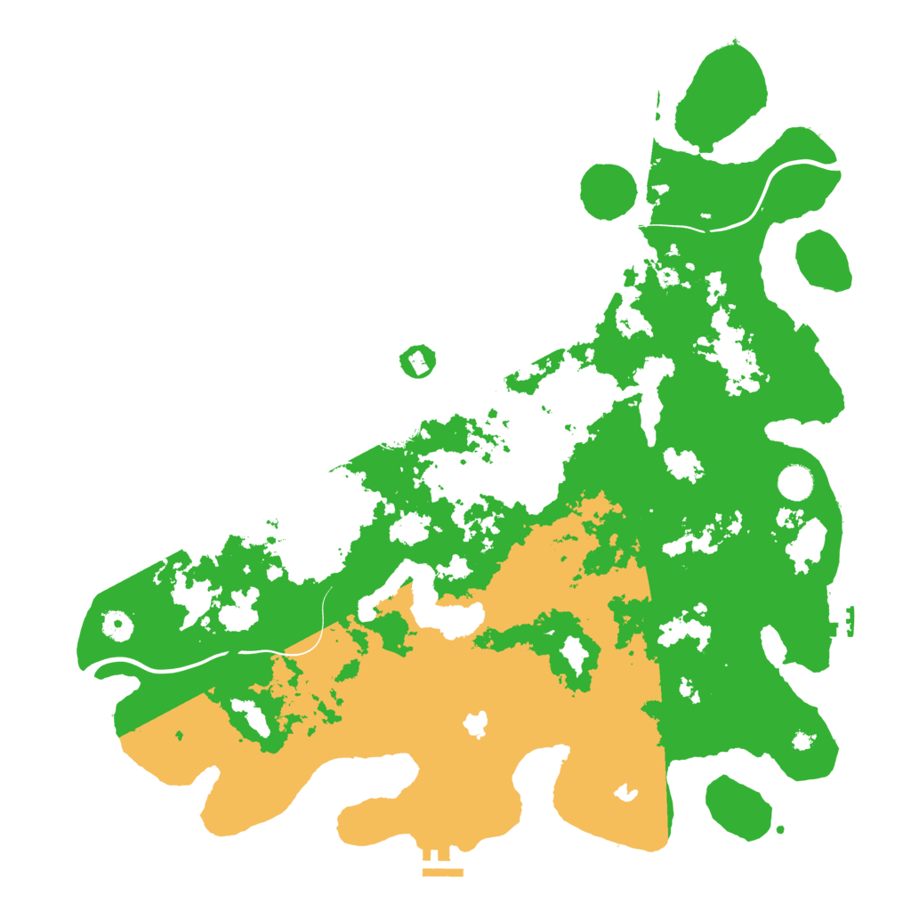 Biome Rust Map: Procedural Map, Size: 4500, Seed: 38187298