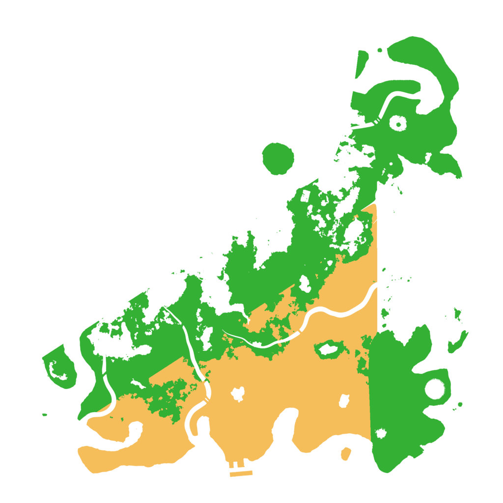 Biome Rust Map: Procedural Map, Size: 4500, Seed: 31071976