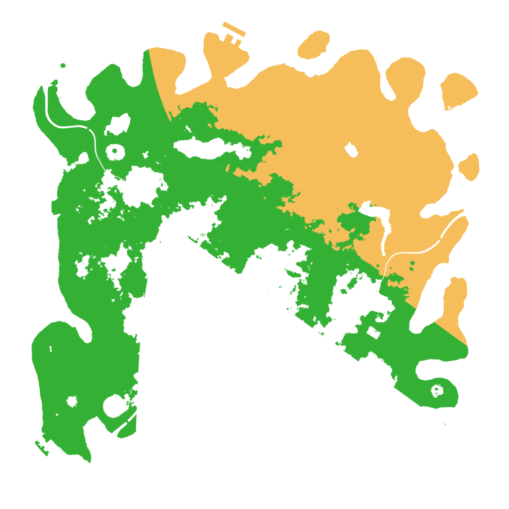 Biome Rust Map: Procedural Map, Size: 4200, Seed: 126318355