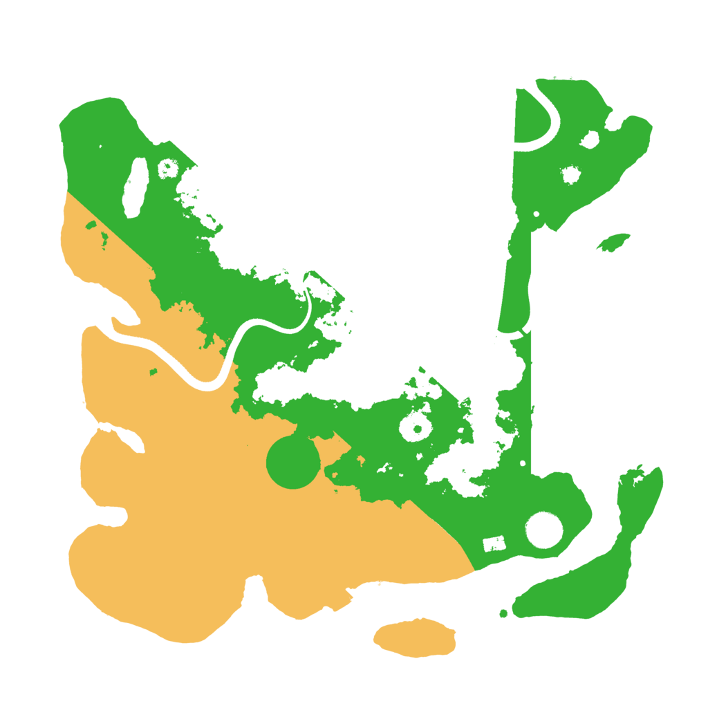 Biome Rust Map: Procedural Map, Size: 3500, Seed: 116148