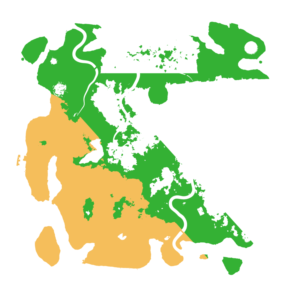 Biome Rust Map: Procedural Map, Size: 4000, Seed: 51752