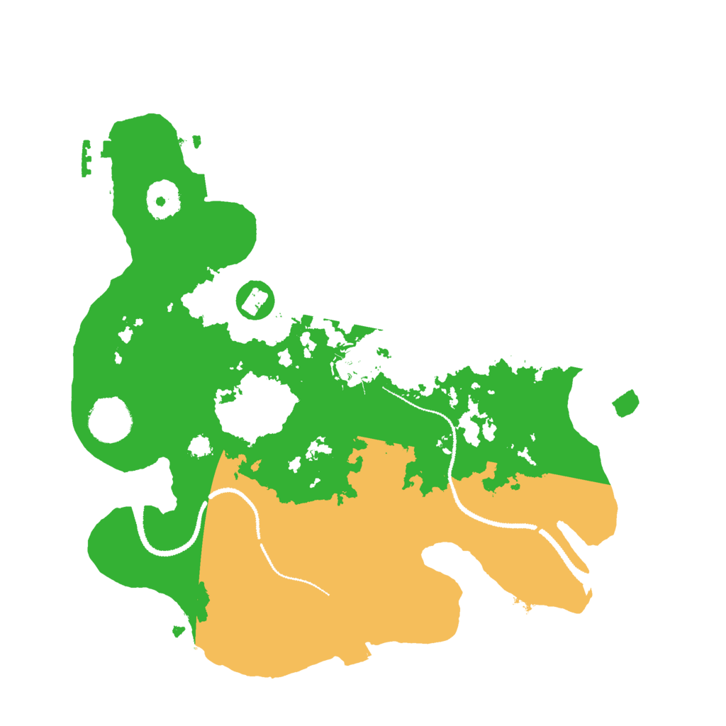 Biome Rust Map: Procedural Map, Size: 3000, Seed: 2412374