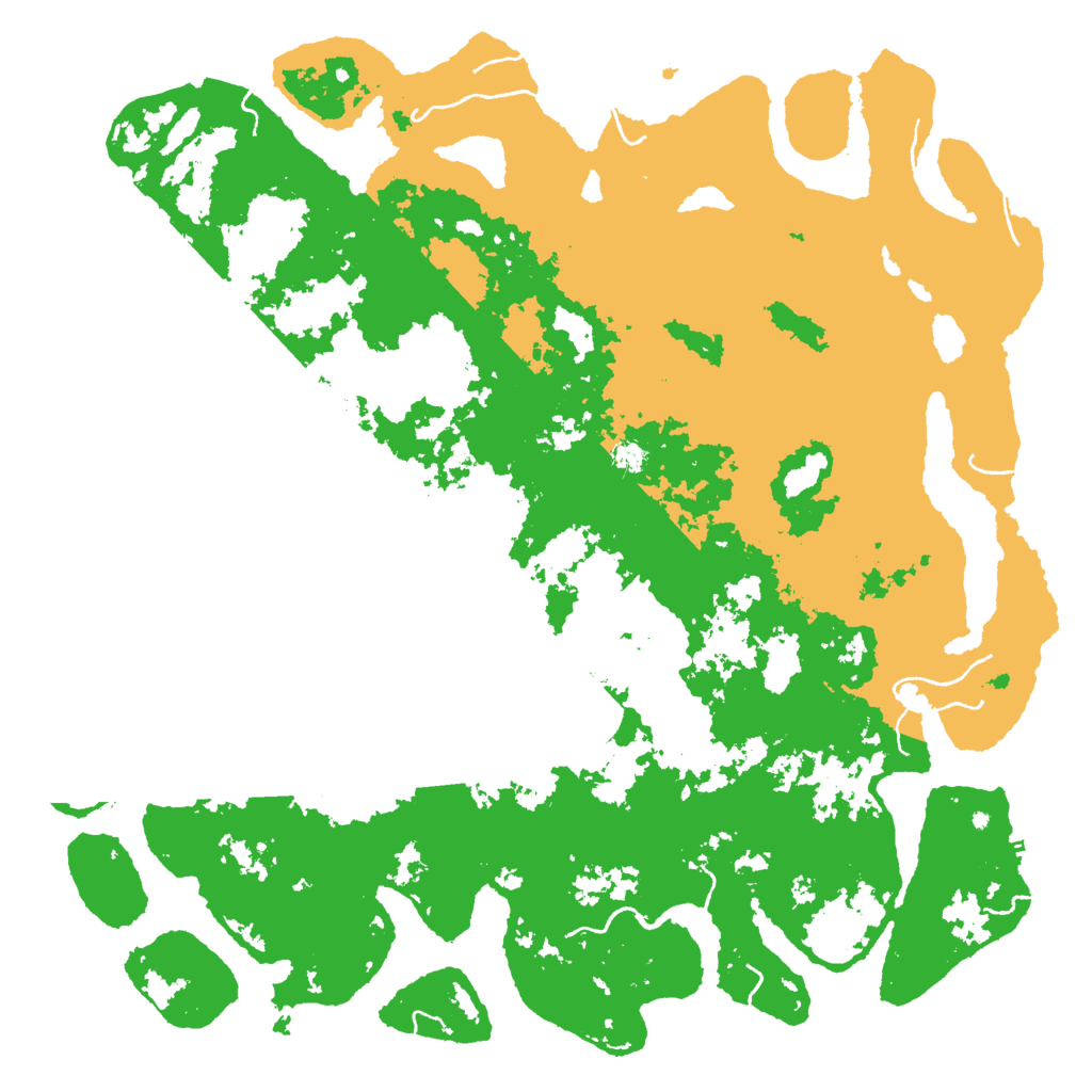 Biome Rust Map: Procedural Map, Size: 6000, Seed: 591263050