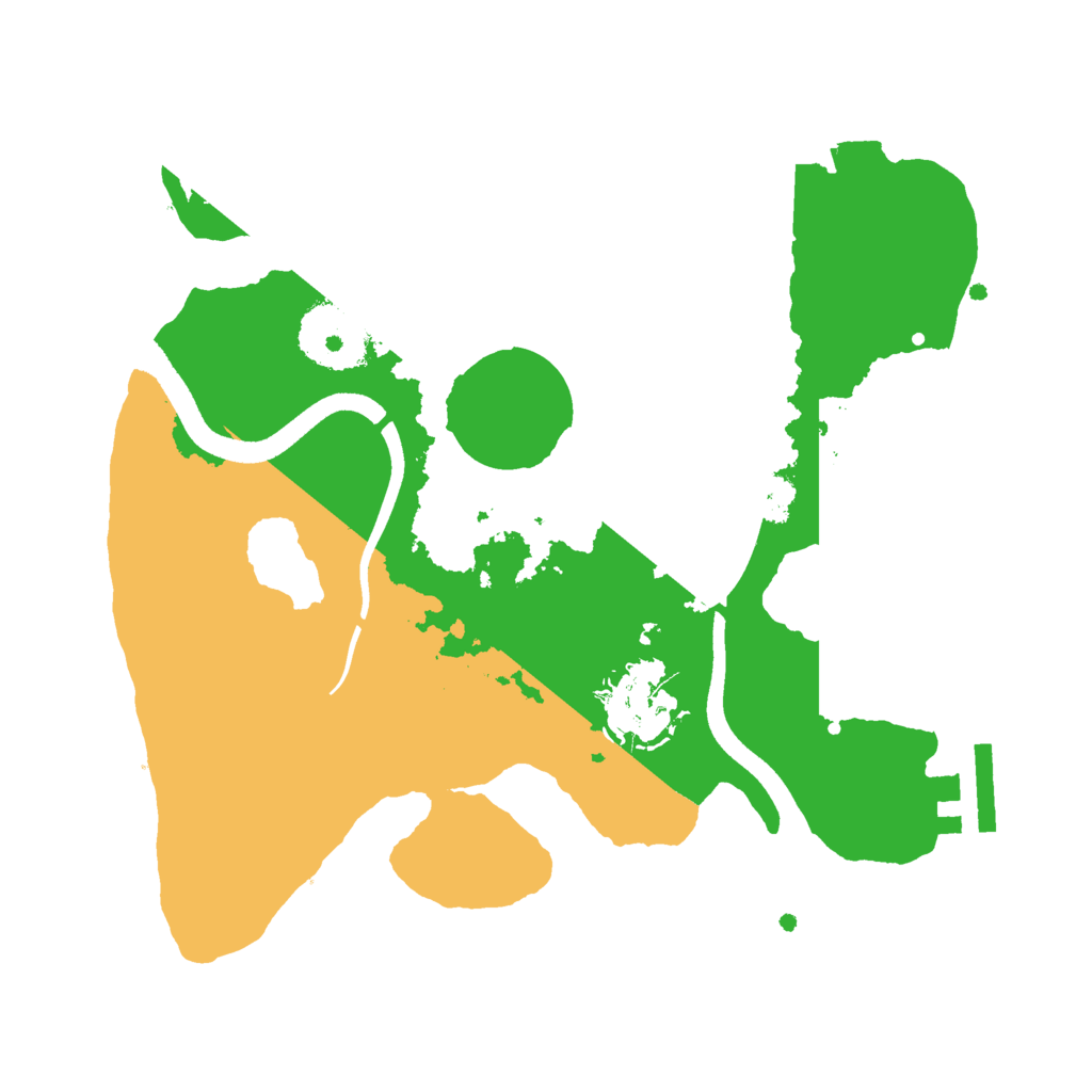 Biome Rust Map: Procedural Map, Size: 2500, Seed: 365065819