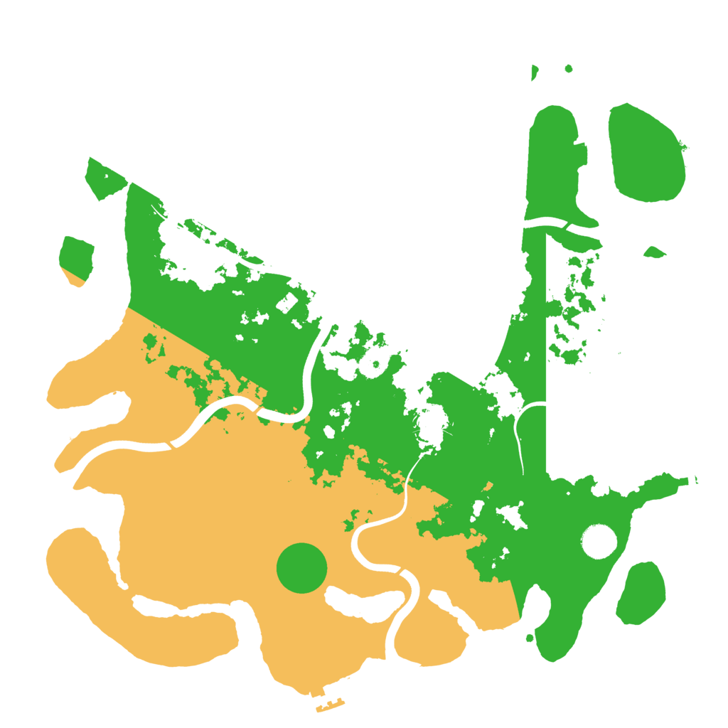Biome Rust Map: Procedural Map, Size: 3800, Seed: 81808451