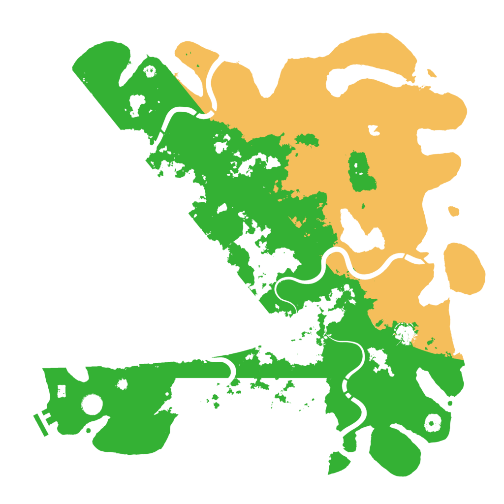 Biome Rust Map: Procedural Map, Size: 4250, Seed: 21478