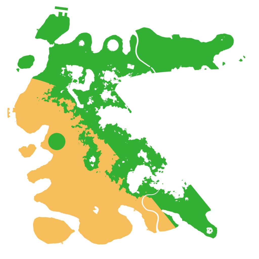 Biome Rust Map: Procedural Map, Size: 4000, Seed: 89482