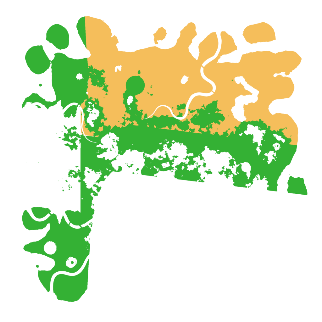 Biome Rust Map: Procedural Map, Size: 4500, Seed: 13513