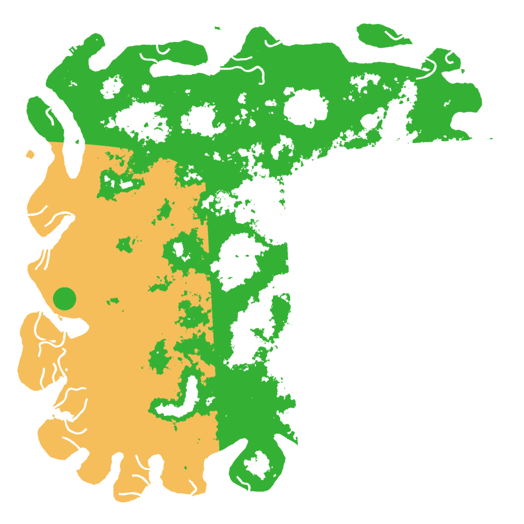 Biome Rust Map: Procedural Map, Size: 6000, Seed: 733429197