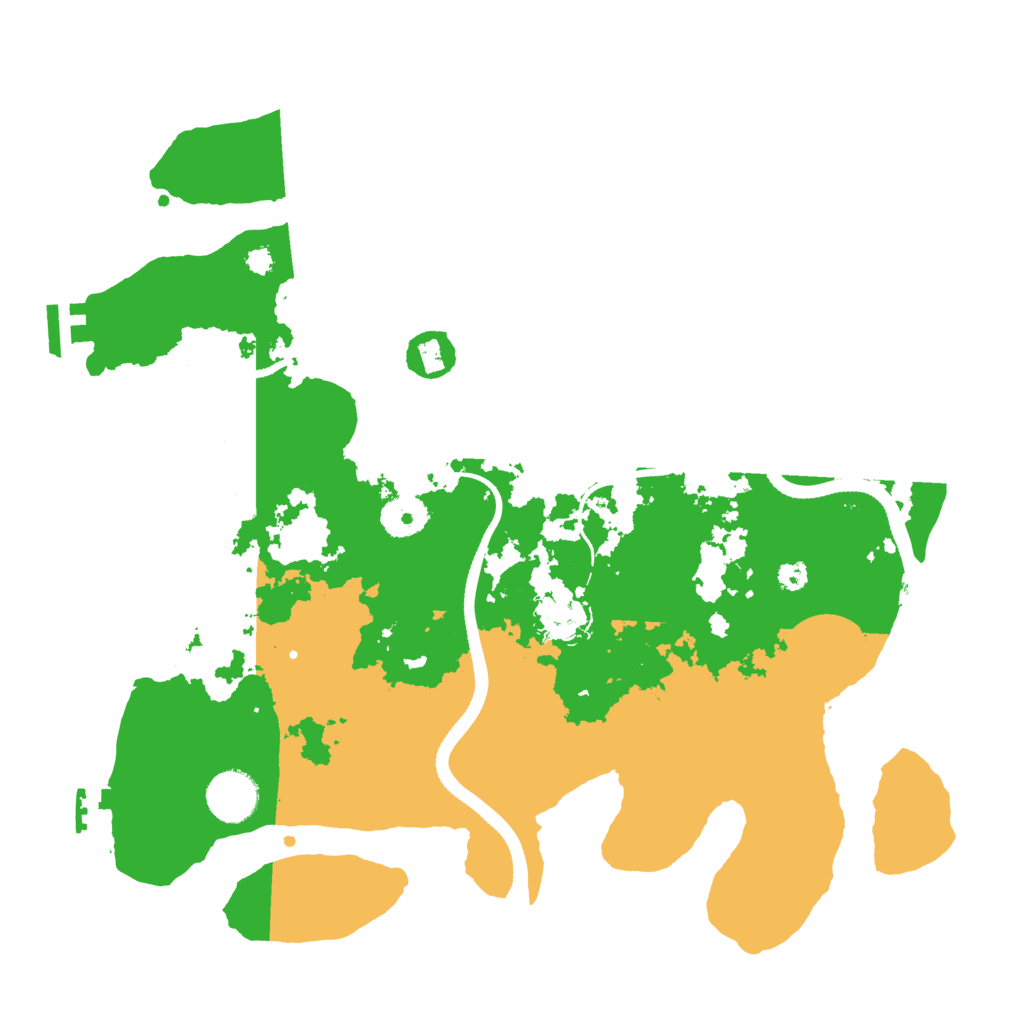 Biome Rust Map: Procedural Map, Size: 3500, Seed: 8244822