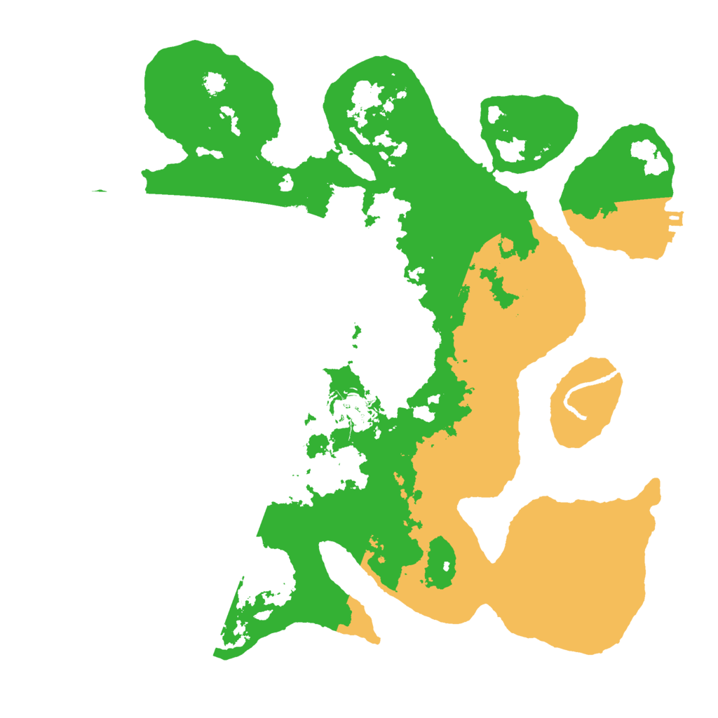 Biome Rust Map: Procedural Map, Size: 3000, Seed: 1624356618