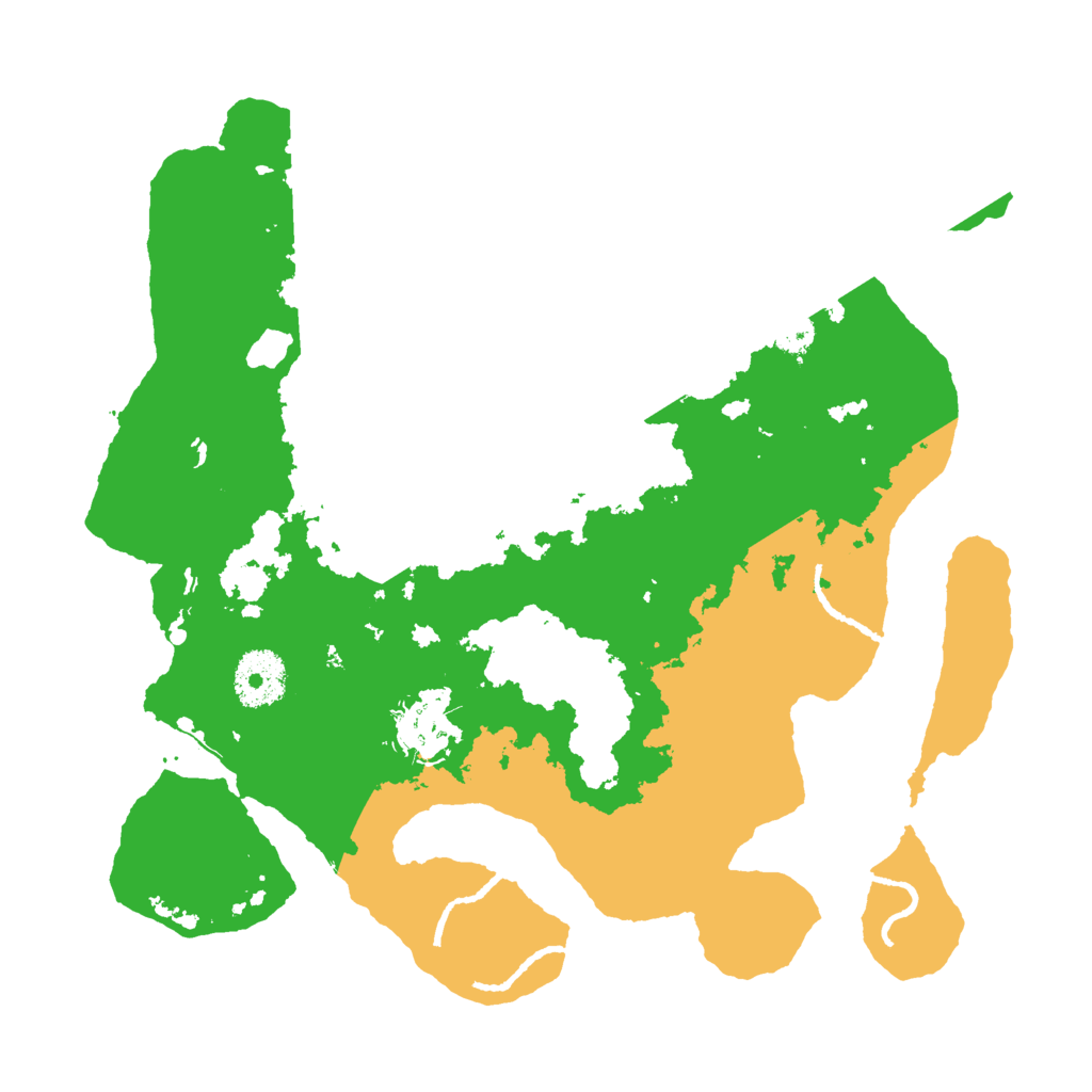 Biome Rust Map: Procedural Map, Size: 3000, Seed: 92214