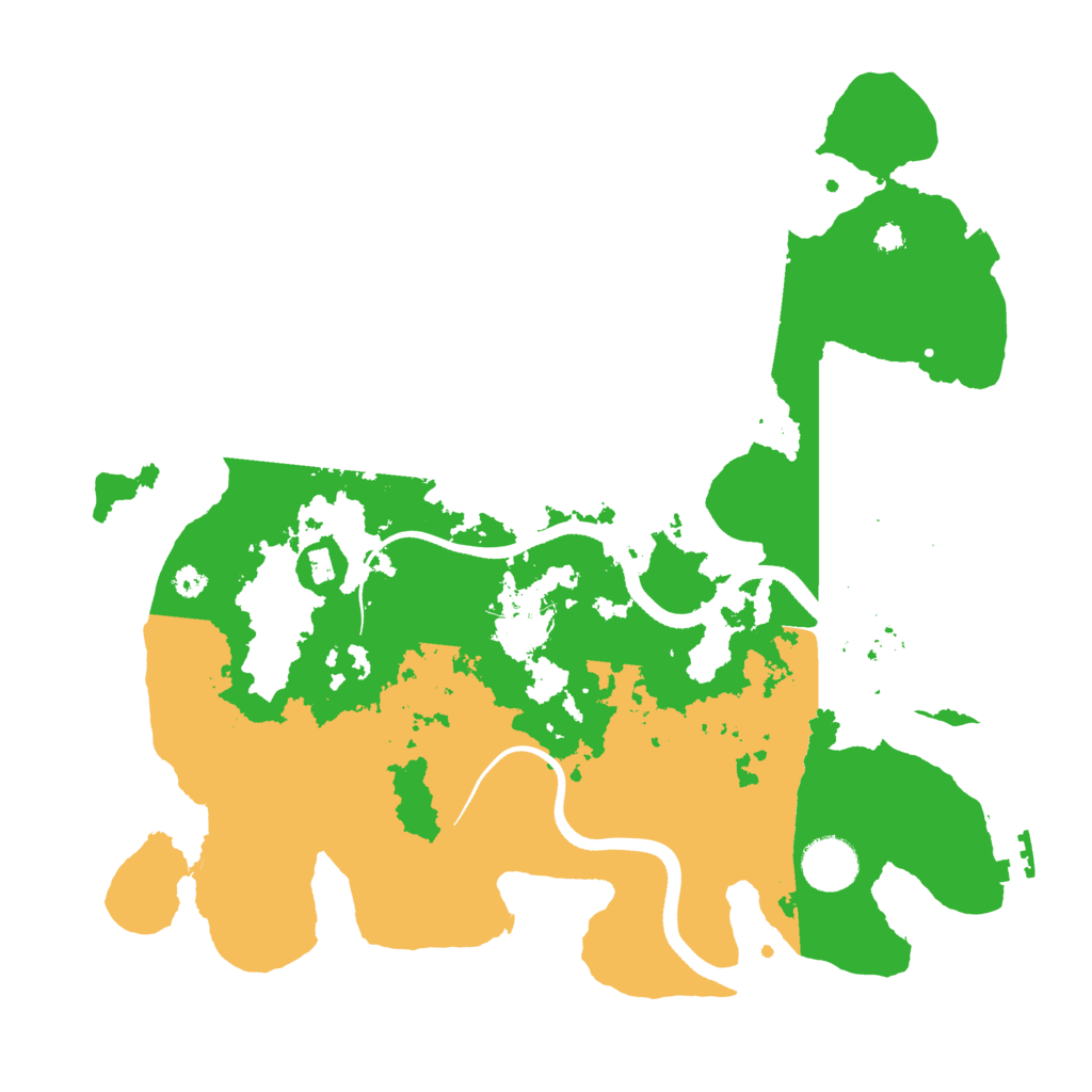 Biome Rust Map: Procedural Map, Size: 3500, Seed: 25022021