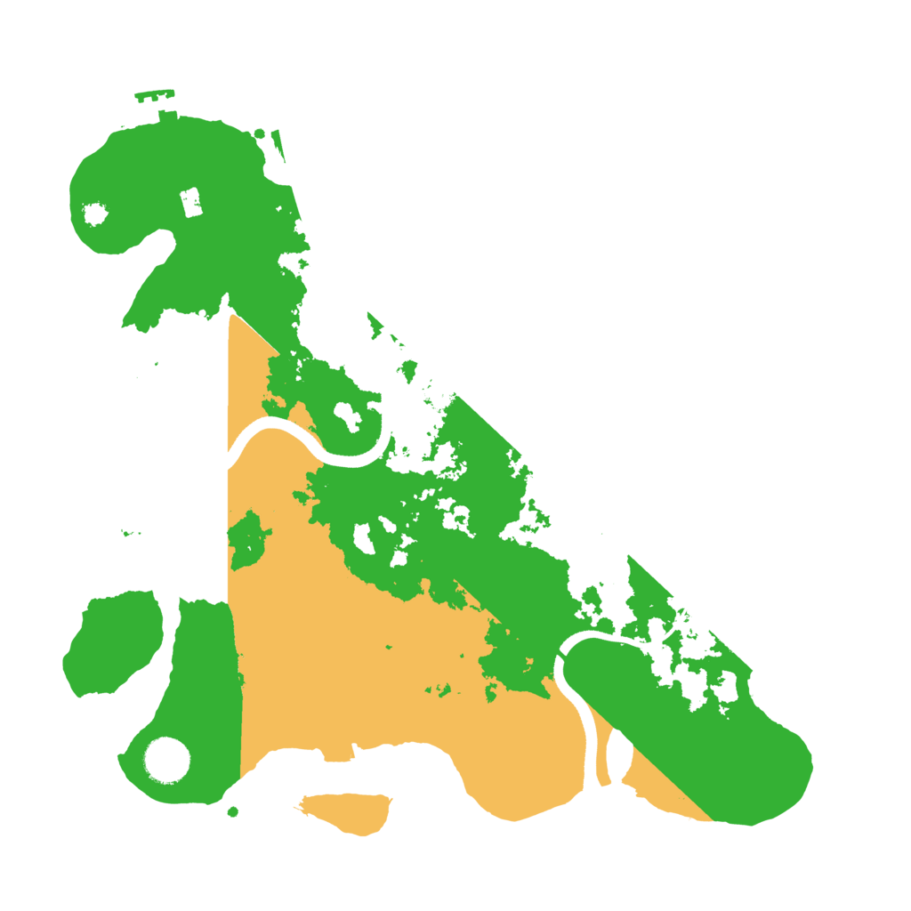 Biome Rust Map: Procedural Map, Size: 3500, Seed: 765444