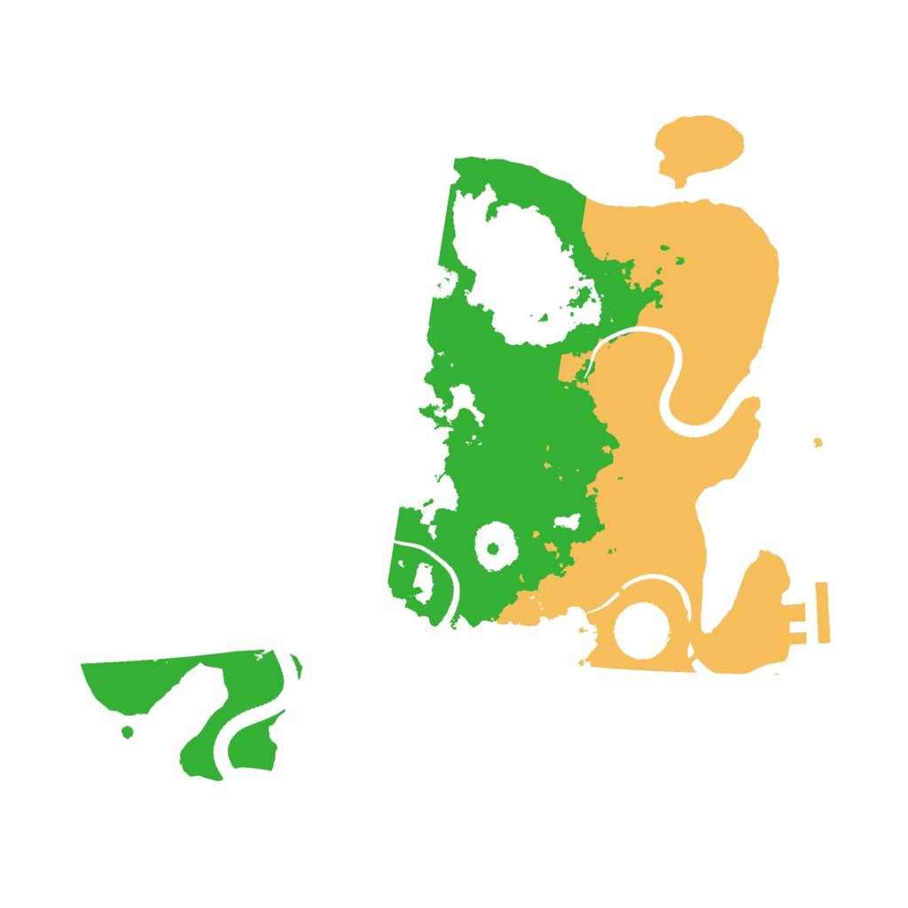 Biome Rust Map: Procedural Map, Size: 3000, Seed: 1674588330