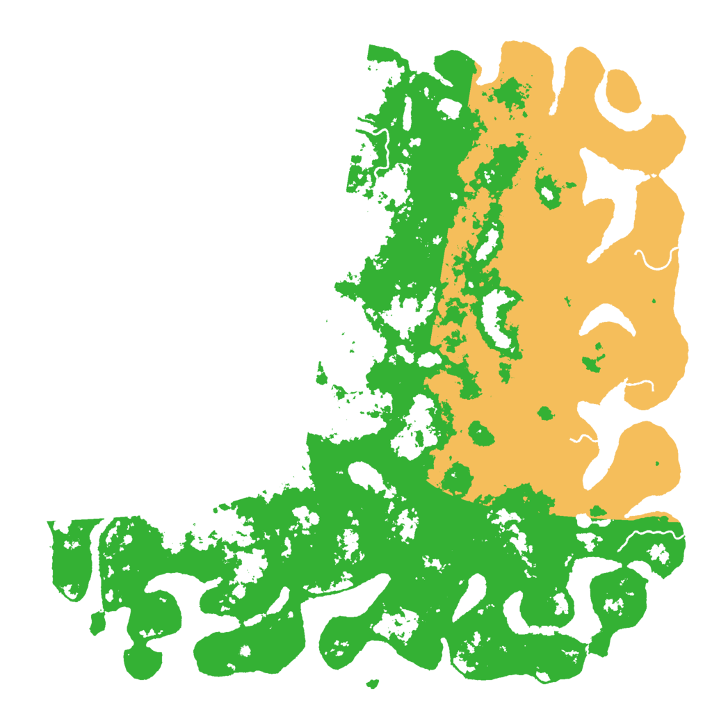 Biome Rust Map: Procedural Map, Size: 6000, Seed: 1674588330