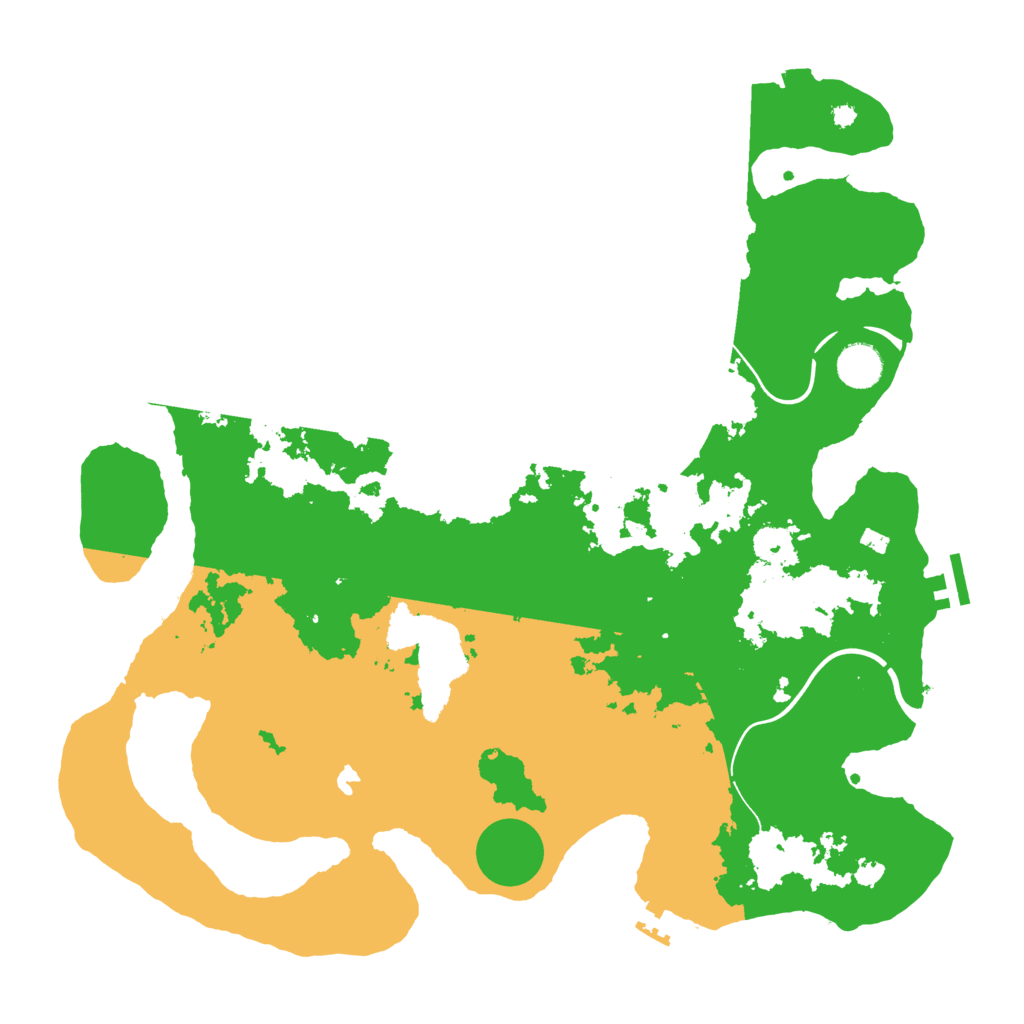 Biome Rust Map: Procedural Map, Size: 4000, Seed: 578864