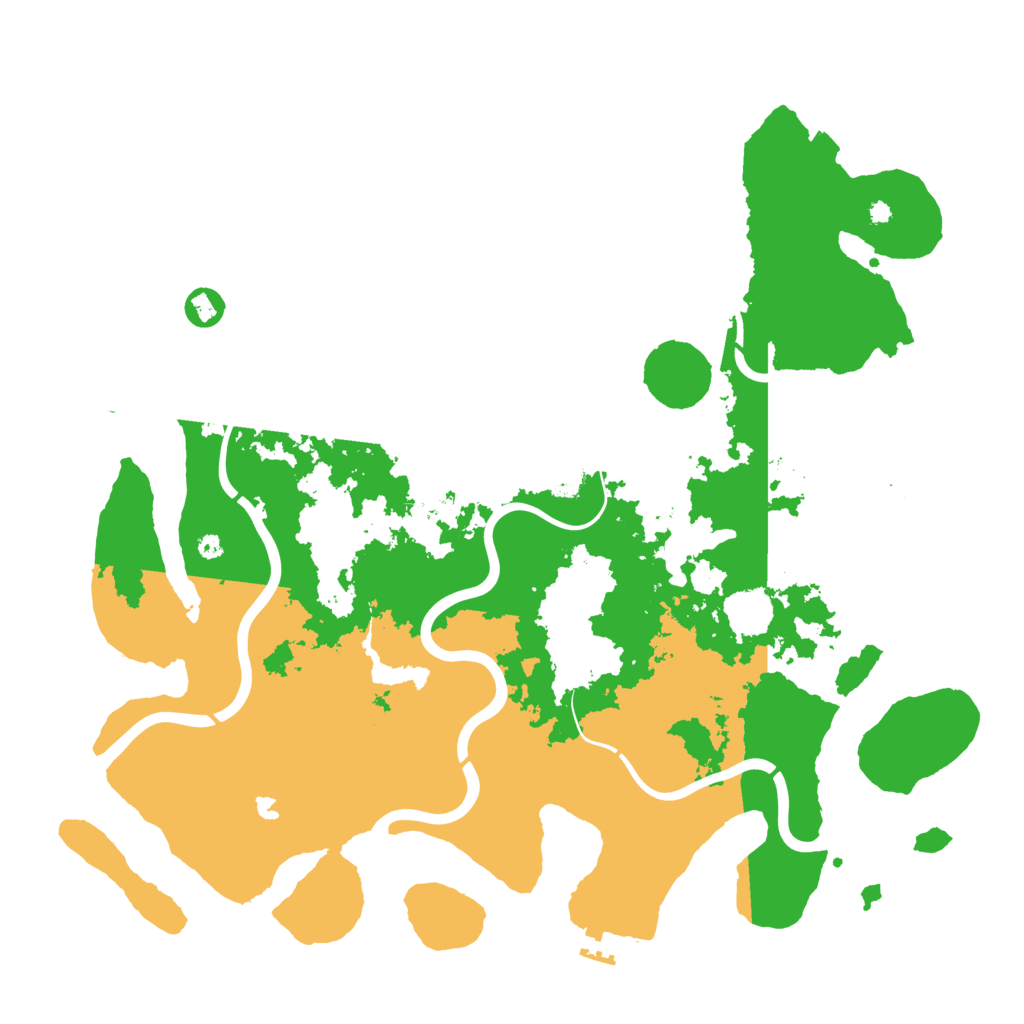 Biome Rust Map: Procedural Map, Size: 4200, Seed: 1865432