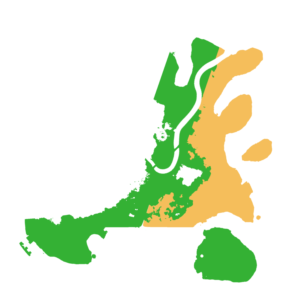 Biome Rust Map: Procedural Map, Size: 2800, Seed: 1761741231
