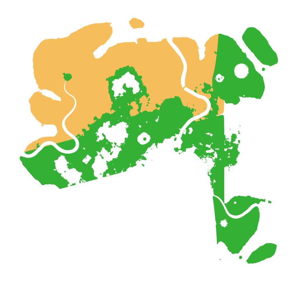 Biome Rust Map: Procedural Map, Size: 3700, Seed: 189816839